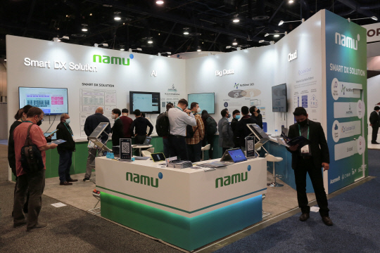 CES 2023 나무기술 전시부스. 나무기술 제공